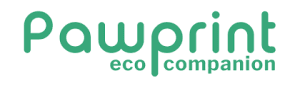 Pawprint eco companion logo